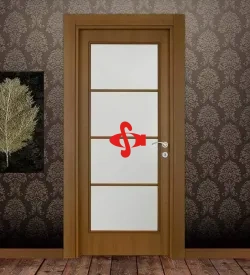 Ado 106 Camlı Ahşap Kompozit Kapı