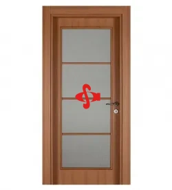 Ado 106 Camlı Çıtalı Otel Kapısı