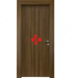 Ado 500 Çizgili Kompozit Otel Kapısı