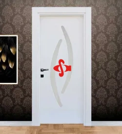Ado 6022 Desen Içi Camlı Membran Kapı